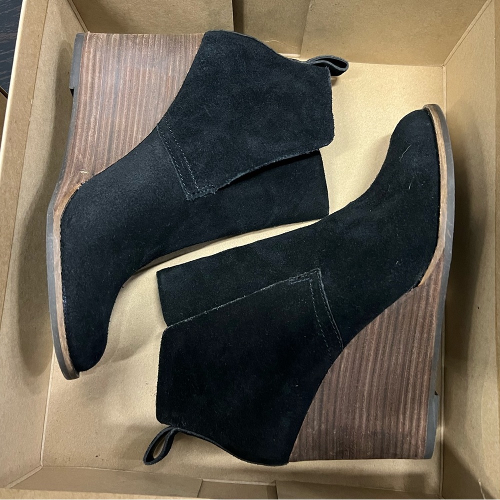 Lucky new with box never worn slip on booties